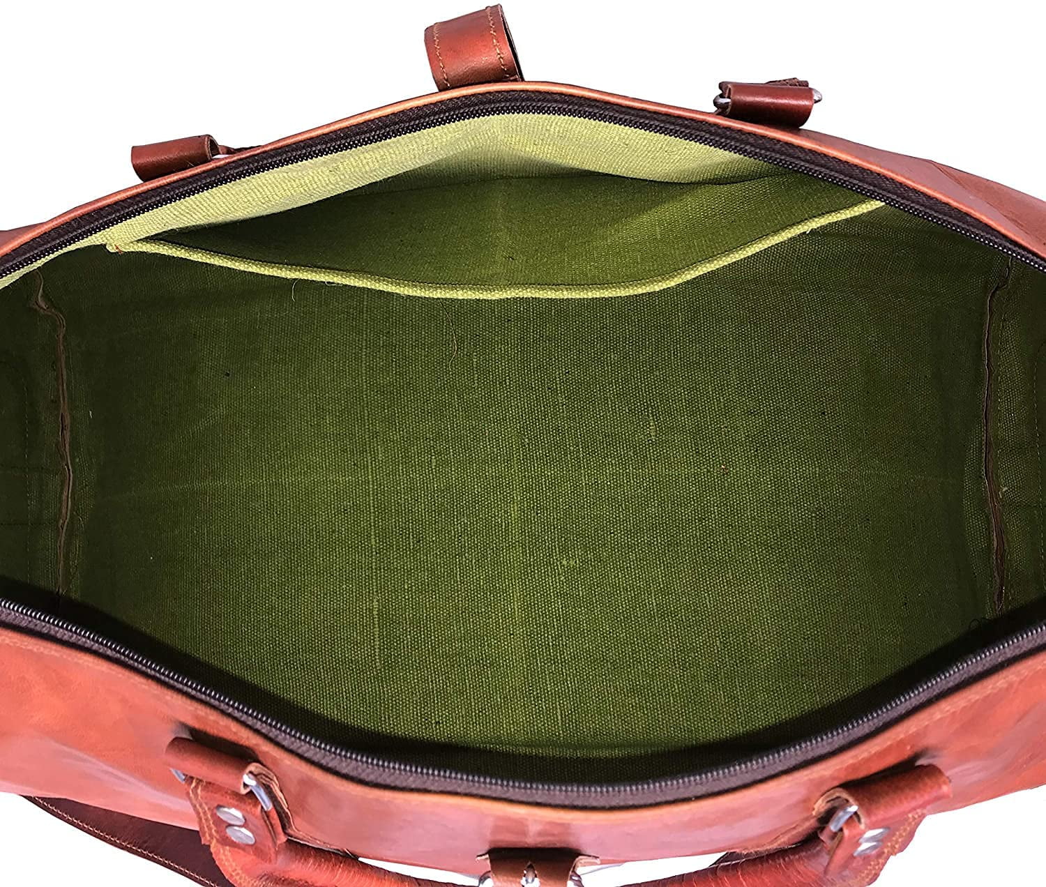 Cuero Bags 32 inches Handmade Duffel Bag for Travel, Brown
