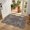 Grey, variant on Half Circular Door Mat 20"x31.5", Texas Star Brown Absorbent Non Slip Front Door Mat, Country Star Rustic Vintage Wooden Diatomaceous Entryway Rug for Indoor Patio Living Room Kitchen Door Entrance