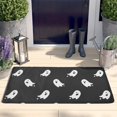 thumbnail image 2 of Ghost Boo Spooky Doormat,Durable Absorbent Halloween Indoor Outdoor 17x31.5 Inch Throw Rug for Outdoor Entrance Entry Entryway, 2 of 4