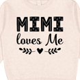thumbnail image 3 of Inktastic Mimi Loves Me Baby Clothes Girl Toddler Sweatshirt, 3 of 4