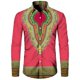thumbnail image 1 of Camisas de manga larga de estilo étnico de otoño Camisa de hombre con patrón retro Tendencia Ropa de hombre al aire libre Nuevas camisetas de manga larga para hombre, 1 of 6