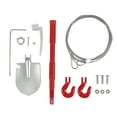 thumbnail image 2 of RC Trailer Chain Tow Hook Steel Rope Adjustable RC Shovel Set Versatile RC Crawler Accessories, 2 of 7