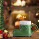 thumbnail image 5 of Taza de cerámica festiva con forma de bota, única y elegante, cómoda y práctica para café, té y bebidas calientes de Navidad., 5 of 6