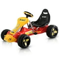 thumbnail image 1 of Costway Go Kart Kids Ride On Car Pedal Powered Car 4 Wheel Racer Toy Stealth, 1 of 8