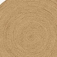 thumbnail image 3 of Jaipur Art And Craft Beautiful 300x300 10 x 10 Square feet)(117 x 117.00 Inch)Brown Round Jute AreaRug Carpet throw, 3 of 5