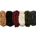 thumbnail image 4 of Army Green - Oversized Frayed Scarf, 4 of 7