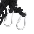 thumbnail image 3 of Cable de Seguridad de Cuerda de Escalada 24kn con 2 Gancho de Bocadillo Cuerda de Montañismo, Diámetro 10mm Negro Macarena Cuerda de escalada, 3 of 8