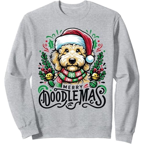 Goldendoodle Christmas Cute Doodle Dog Sweatshirt