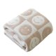 thumbnail image 1 of Manta de punto a cuadros con cara sonriente feliz, ultra suave y acogedora, manta de cama de microfibra mullida con tablero de ajedrez, manta ligera en ambos lados para sofá cama (manta color crema so, 1 of 1