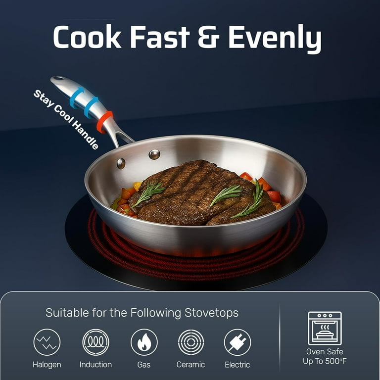 Frequently Asked Questions of how to cook evenly on induction