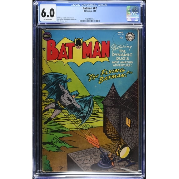 Batman #82 CGC FN 6.0 Off White 1954 Golden Age Win Mortimer Cover! Comic Book