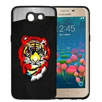 GSA Blade Candy Embroidered Tiger Case For Samsung Galaxy J7 2017 (J727), J7V, J7 Sky Pro, J7 Perx, Galaxy Halo & Prime