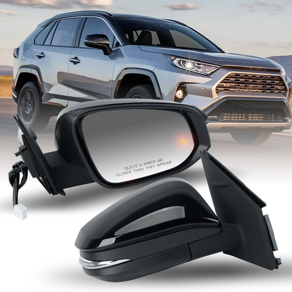Passenger Side Mirror Blind Spot Turn Signal For Toyota RAV4 2013-2018 Right Side Mirror