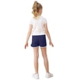 thumbnail image 6 of Resinta Girls 4-Pack Athletic Shorts Quick Dry Dolphin Hem Active Shorts for Kids, Sizes 4T-12 Years, 6 of 9