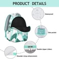 thumbnail image 4 of Student Laptop Daypack with Hawaii Tropical Wind Palm Leaves: Perfect Gift, Durable Lightweight Backpack for High School, College, Large Capacity Campus Commute, 4 of 6