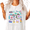 2-White, variant on UNISHE Women's white Soft Retro Coastal Lobster Art Graphic Short Sleeve T-Shirts Tops