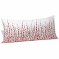 thumbnail image 2 of Red Body Pillow Covers 20"x60", Polka Dots Watercolor Abstract Art Soft Brushed Microfiber Breathable Throw Pillow Covers, Pillowcase with Zipper for Couch Sofa Bedroom Living Room, 2 of 9
