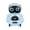 Blue, variant on Pink Talking Pocket Rc Robot Mini Interactive Dialogue Voice Recognitions Record Singing Dancing Telling Story Toy For Kids Fun