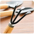 thumbnail image 4 of 3pcs Garden Tool Set Mini Shovel Rake Spade Bonsai Tools Wooden Handle for Flowers Potted Plant, 4 of 8