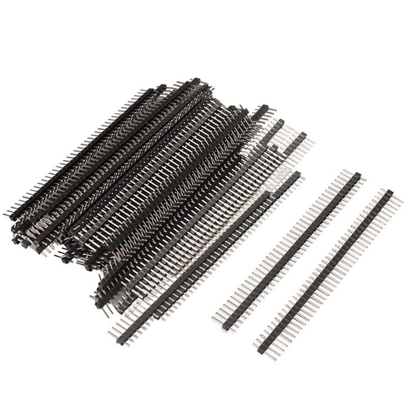100x Pitch 2x40 Pin 80 Pins 2.0mm 2mm Male Double Row Straight Pin Header Strip 