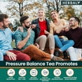 thumbnail image 5 of Herbaly Heart Functional Tea - 9 Superherbs - Natural, Organic, Non-GMO, Caffeine-Free, Sugar Free - 1 Pack, 30 Pyramid Tea Bags, 5 of 9