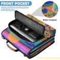 thumbnail image 6 of Sunset Feast Printed Zipper Binder with Handle&Shoulder Strap 2 inch 3 Ring 500+300 Sheet Capacity File Folder Organizer, 6 of 8