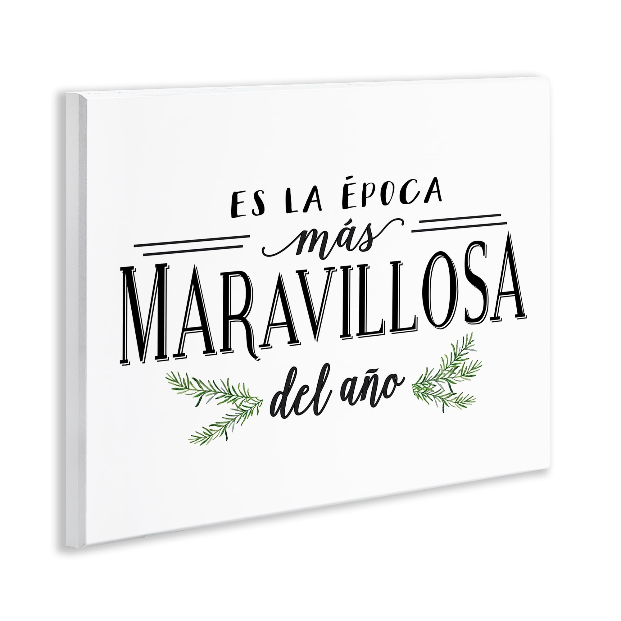 Stupell Industries Época Mas Maravillosa Holiday Painting Unframed Art Print Wall Art, 14 x 11