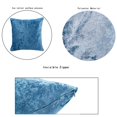 thumbnail image 4 of Funda de almohada cuadrada de suave de Color sólido para sofá, funda de cojín para la cinturo, funda para sofá de dormitorio, decoración de Azul Macarena Funda de cojín cuadrada, 4 of 8