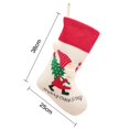 thumbnail image 4 of Christmas Stockings Soft Handmade 2PCS Holiday Hanging Socks Santa Stockings, 4 of 10