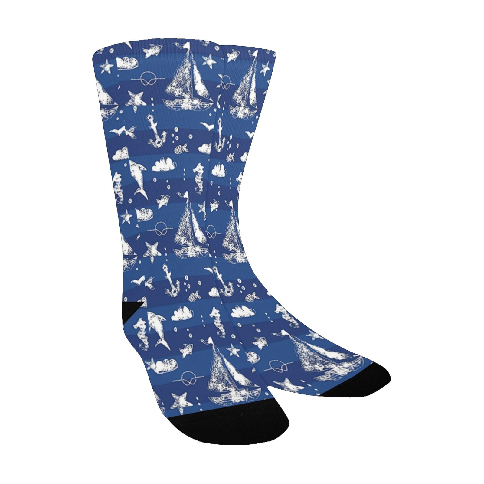 blue sailboat socks