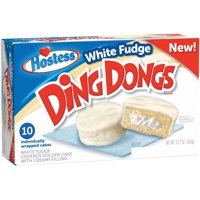 Hostess White Fudge Ding Dongs, 10 ct, 12.7oz