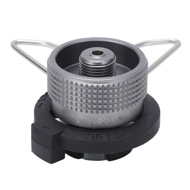 LYUMO Camp Gas Converter,Camping Grill Gas Stove Adapter Aluminum Alloy