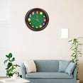 thumbnail image 1 of Reloj de pared con forma de bola de billar, reloj de pared para mesa de billar con manecillas doradas, decoración de pared de 10 pulgadas para club de, 1 of 8