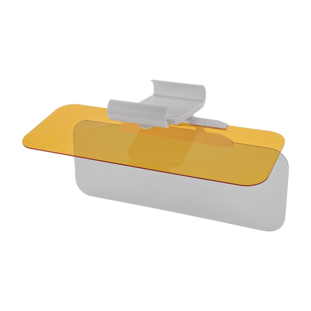 Unique Bargains 1 Pcs Universal Car Sun Visor 2 in 1 para el día y la noche Extensor de parasol ajustable Protege del deslumbramiento/Rayo UV/Luz extraña ABS 12.6"x4.72"