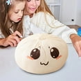 thumbnail image 3 of Plush Food Pillow, Cute Dumpling Bun Plush Toy, Soft Stuffed Animal Pillow for Sofa Bed Decor Gift(B), 3 of 6