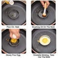 thumbnail image 3 of Molde para tortilla MACHAO Acero inoxidable 4 piezas Revestimiento antiadherente, 3 of 5