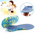 thumbnail image 1 of Plantillas ortopédicas acolchadas para zapatos con soporte para el arco, inserciones de espuma EVA para niños para pies planos, fascitis plantar, 1 of 5