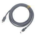 thumbnail image 1 of Cable de AlimentAció de USB C A CC, Entrada Versátil de 16 Pies/5 M Tipo C Al Enchufe y Reproducir el Cable de Gato de Barril de CC Para PD 100W Power Bank, 1 of 7