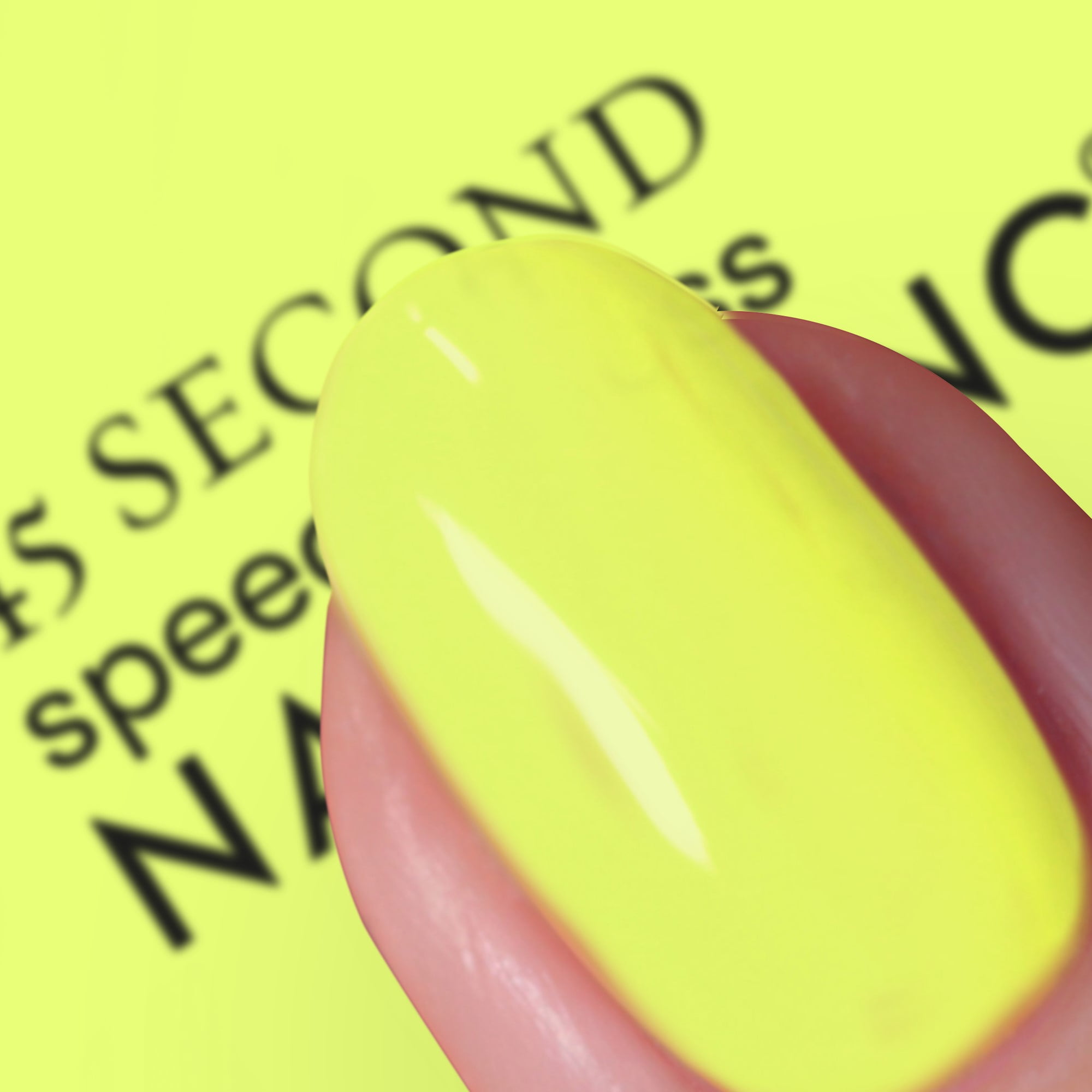 Nails.INC Quick Drying Nail Polish, Natalie, Pale Neon Yellow, 0.47 fl oz