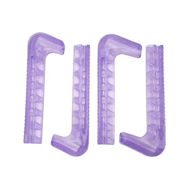 HEITIGN Protège-Patins Hockey – 2 Paires De Couvre-Lames Réglables En Silicone (Violet)