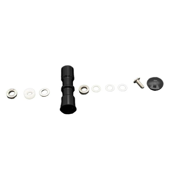 Bouton en Bois Massif, Boîtier Doublé en Métal pour Roue à Goutte d'Eau, Tambour, Moulinet, Toupie, Noir, 1 Pce