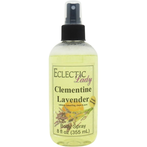 Clementine Lavender Body Spray, Eclectic Lady, Hydrating Mist, Unisex, 2 oz