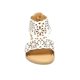 thumbnail image 5 of Sandalias Con Flores Para Niñas Casuales Tipo Piel Blanco blanco 21 Incógnita 031A2C, 5 of 6