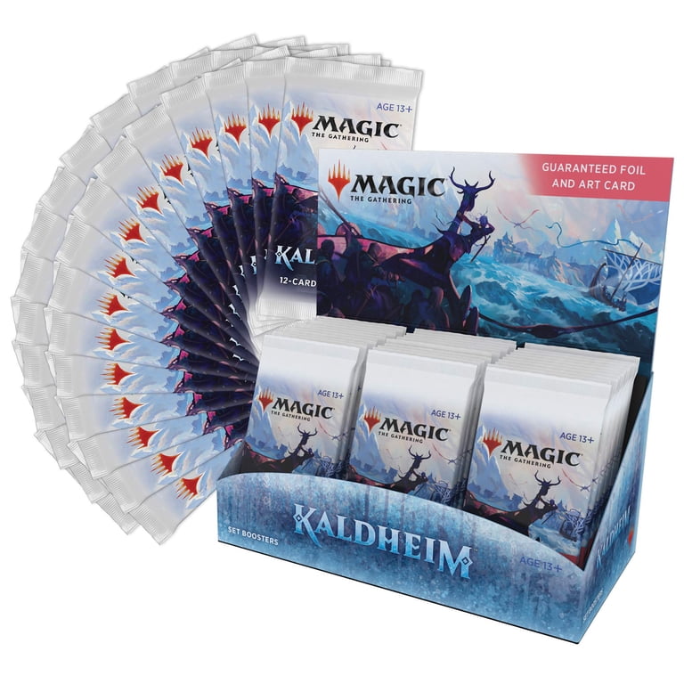 magic the gathering kaldheim set booster box MTG Draft each with a beautiful snow Non-Sale Tagged "Kaldheim"