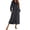 Dark Gray, variant on Zipper Front Flannel Robes for Women with Hood Soft Cozy Long Sleeve Midi Nightgowns Side Pocket Housecoats Winter Loungewear Pink