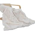 thumbnail image 3 of Golden Faux Fur Shine Cozy Shimmery Soft Fuzzy  Blanket/ Coverlet/ Quilt/ Throw/ Bedspread/ Bedcover, 3 of 9