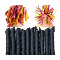 thumbnail image 1 of wonima02 50 Pcs Heatless Spiral Hair Curlers 22inch Magic No Heat Hair Curls For Long Hair 6Pcs Styling Hooks DIY Hair Rollers Set（black）, 1 of 1