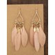 thumbnail image 1 of Pendientes de plumas creativos de estilo étnico Retro de moda adornos 3 uds, 1 of 5