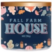 Mainstays Fall Farm House Scented 3-Wick Fall Candle, 14-Ounce