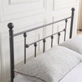 thumbnail image 3 of Complete Metal Twin Size Bed in Charcoal, 3 of 4